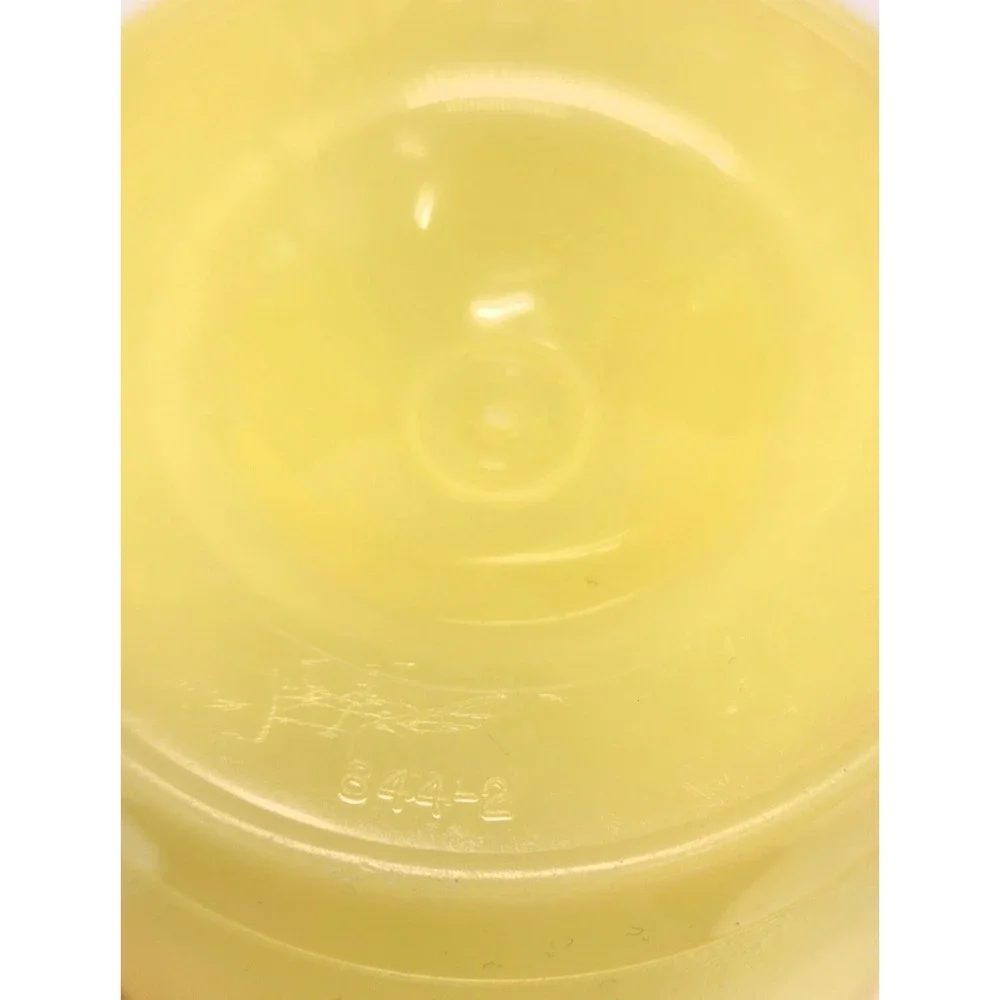 Vintage Tupperware Square Round Yellow Containers w/Lids 311-36 + Shaker 344-2